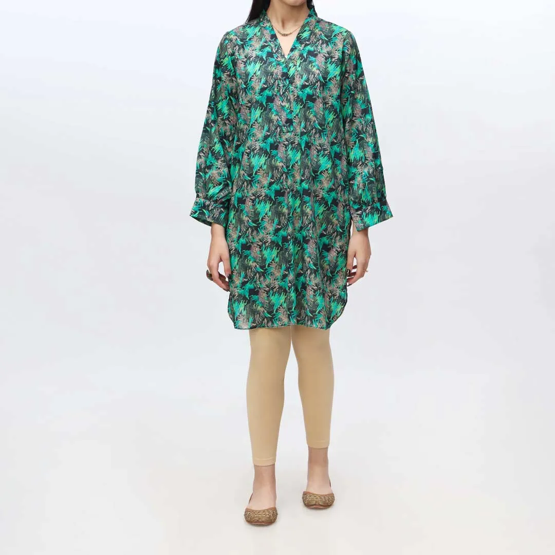 1PC-Unstitched Digital Printed Lawn Shirt PS4636