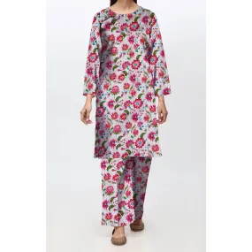 2 PC- Unstitched Digital Printed Linen Suit PW4473