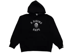 A Bathing Ape A Rising Bape Pullover Hoodie in Black