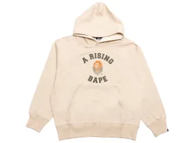 A Bathing Ape A Rising Bape Pullover Hoodie in Ivory