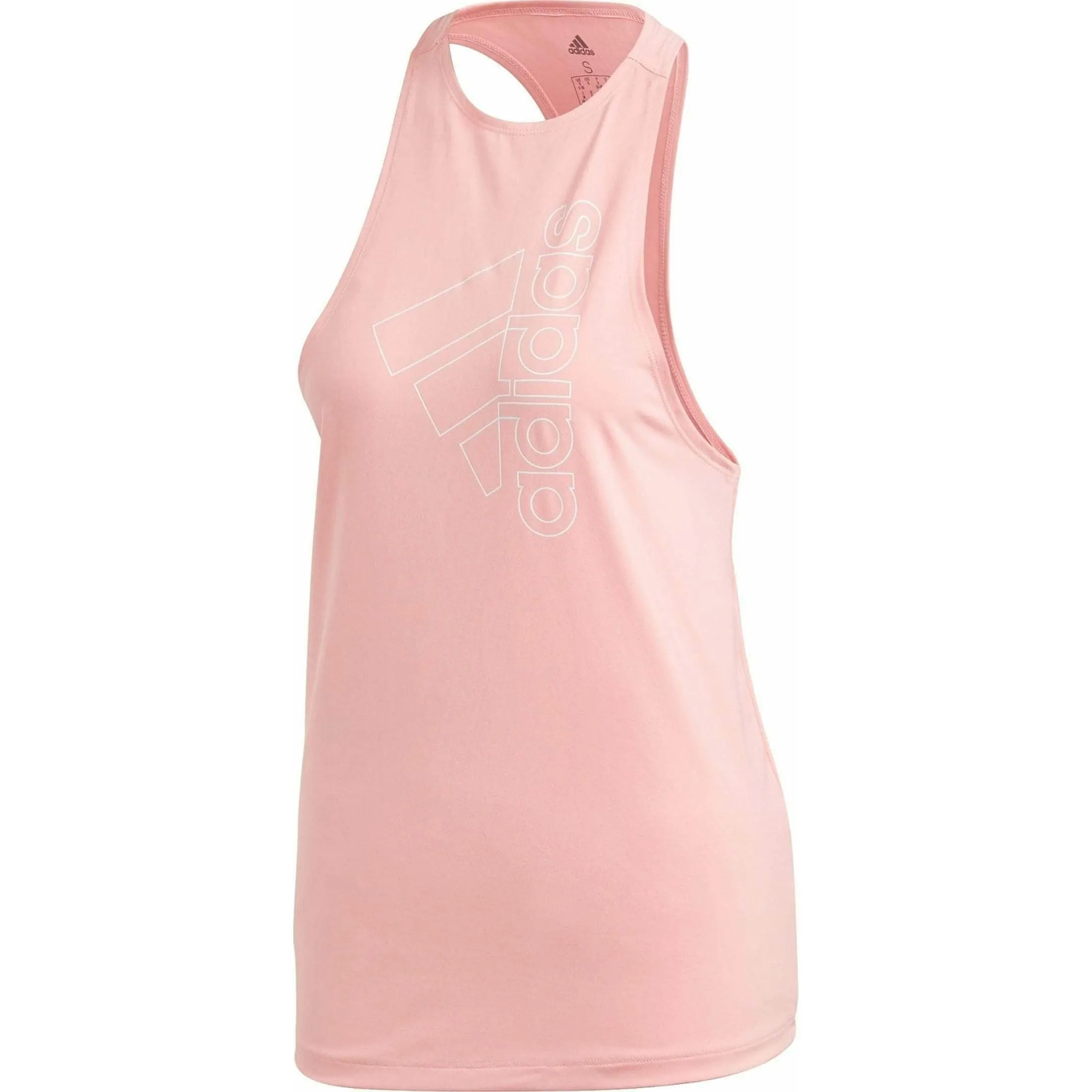 adidas Badge Of Sport Womens Training Vest Tank Top - Pink