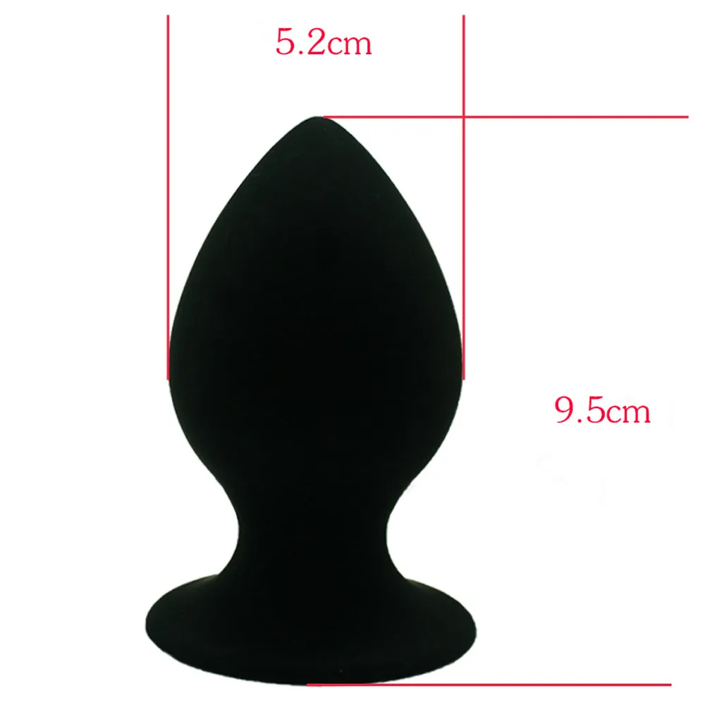 Aphrodisia Anal Plug With Suction Cup - Large