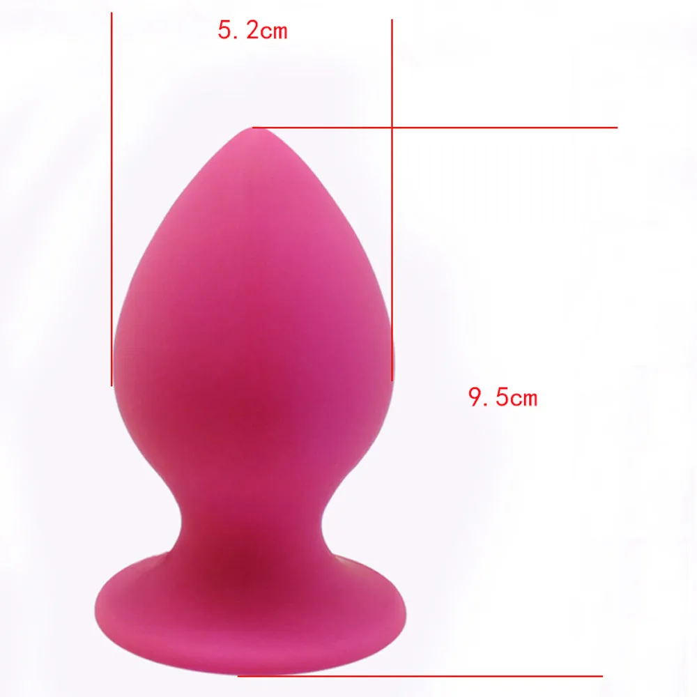 Aphrodisia Anal Plug With Suction Cup - Large