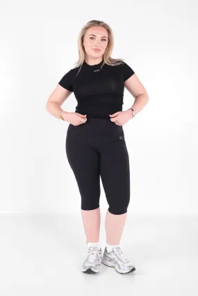 Ardor 3/4 V2 Highwaisted Leggings - Black