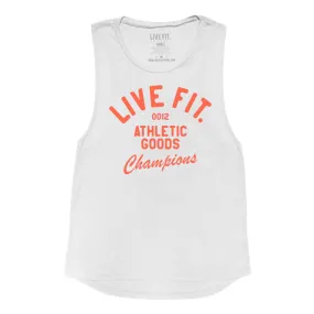 Athletic Goods Muscle Tank - White