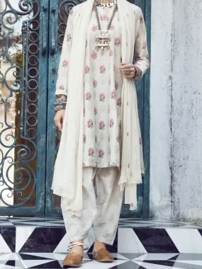 Beige Lawn 3 Piece Stitched - ALP-3PS-1297