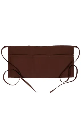 Brown Waist Apron (3 Pockets)