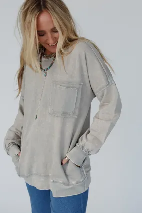 Chill Days Pullover - Gray