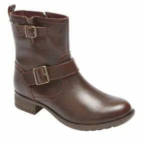 Cobb Hill COPLEY WATERPROOF BUCKLE BOOT BROWN/BRUSHOFF LEATHER