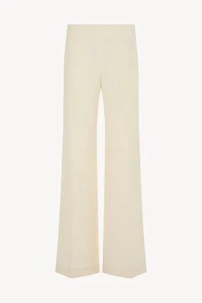 Foulard Pant in Wool, Silk and Linen