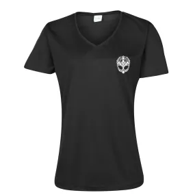 Gym V-neck Tee, Grimfrost, Black