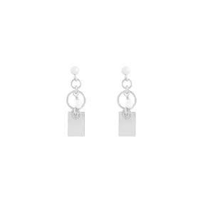 Indy Freshwater Pearl Earrings - Silver