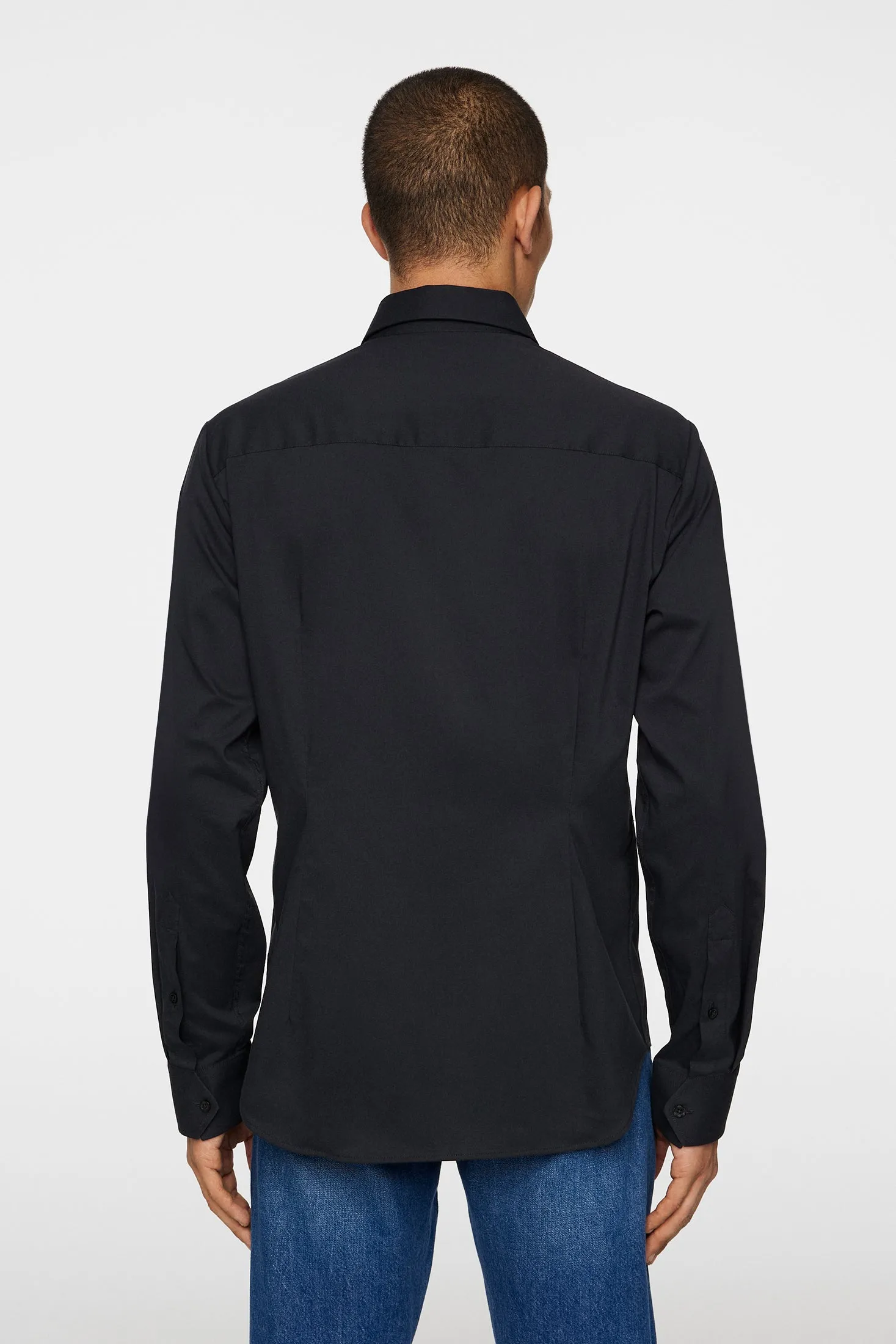 Manero Super Slim Shirt / Washed Black