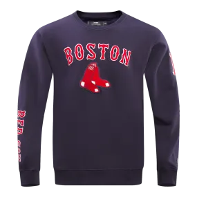 MLB BOSTON RED SOX CLASSIC MEN'S CREWNECK (MIDNIGHT NAVY)