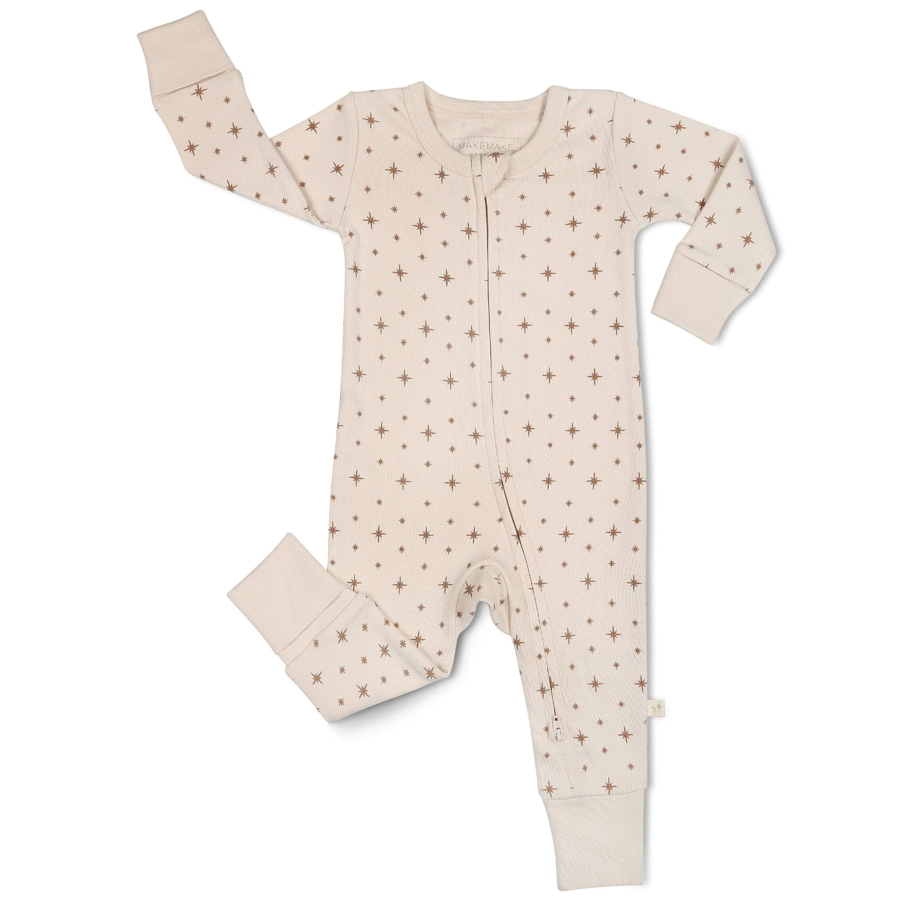 Organic 2-Way Zip Romper | North Star