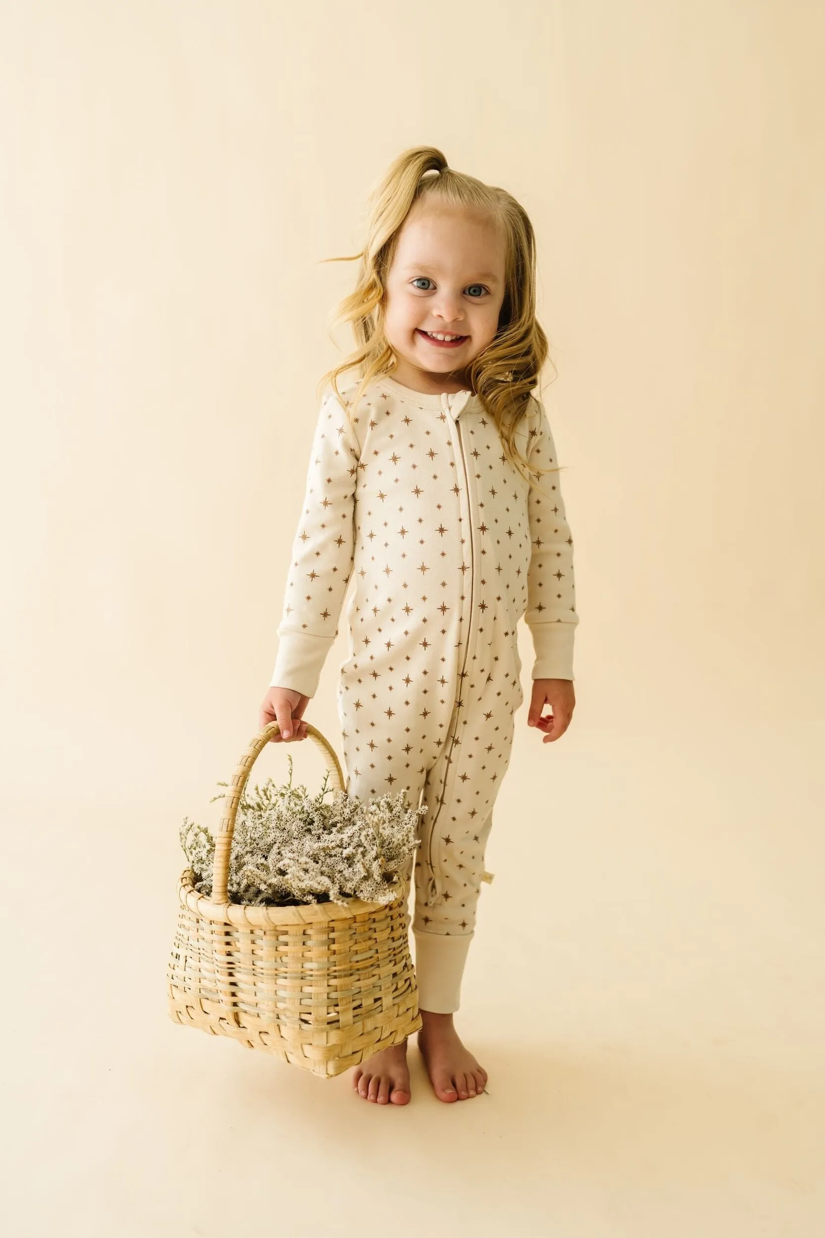 Organic 2-Way Zip Romper | North Star