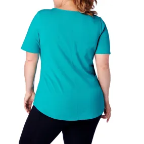 Teal Nancy Tee